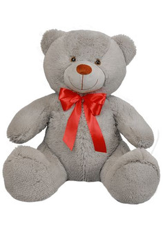 Игрушка набивная, 7-7-5 Мишка Барт 170 серый, h=170см