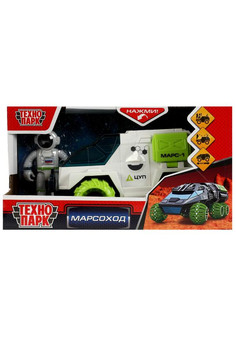 Модель пластик МАРСОХОД 16 см, дверь, инерц., подвиж. дет., кор. Технопарк в кор.24шт