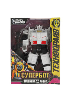 Робот трансформирующийся в машину, кор.13*17,5*5см ТЕХНОДРАЙВ в кор.2*96шт