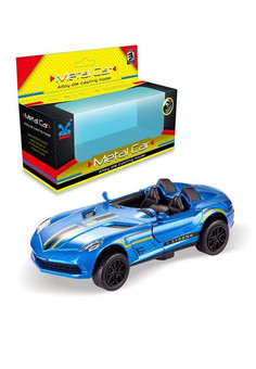 Машина металлическая, инерционная, открываются двери, свет, звук, в комплекте тестовые элементы пита