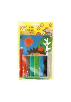 Набор д/тв. картина из песка Каляка-Маляка ЁЖИК И ЛИСИЧКА (2 картины) А5, 4+