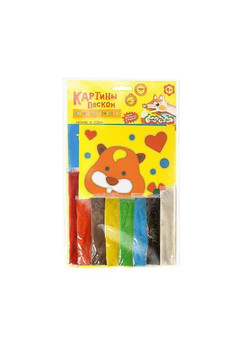 Набор д/тв. картина из песка Каляка-Маляка СОВЁНОК И ХОМЯЧОК (2 картины) А5, 4+