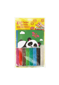 Набор д/тв. картина из песка Каляка-Маляка ТИГРЁНОК И ПАНДА (2 картины) А5, 4+