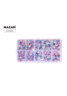 Набор бусин для творчества № 15, перламутровые, размер 4/6/8/10 мм, размер коробки 12.5*6.5*2.2 см, 