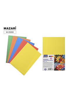 Набор цветного фоамирана, 5 листов, 5 цветов, формат А4, толщина 1 мм, ОПП-упаковка