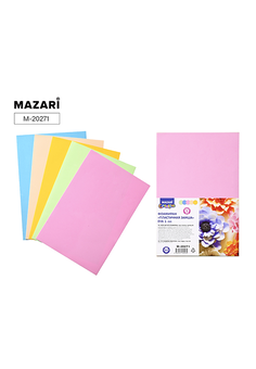 Набор цветного фоамирана, 5 листов, 5 цветов, формат А4, толщина 1 мм, ОПП-упаковка