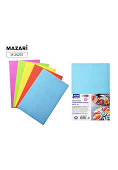 Набор цветного фоамирана, 5 листов, 5 цветов, формат А4, толщина 1 мм, ОПП-упаковка