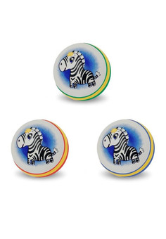 Мяч д.125мм  Зебра (в ассортименте)