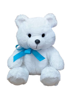 Игрушка набивная, 14-86-3 Медведь Вельвет (белый)