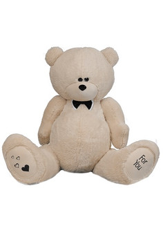 Игрушка набивная, 7-11-1 Мишка Дедди 100 бежевый
