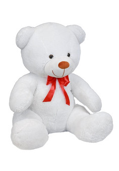 Игрушка набивная, 7-6-2 Мишка Барт 140 белый