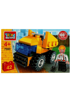 Конструктор САМОСВАЛ, 42 дет. Город мастеров в кор.80шт