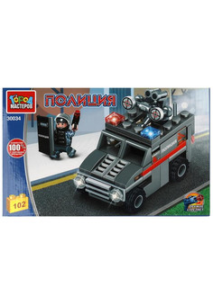 Конструктор спецназ , 102 дет. Город мастеров в кор.2*18шт