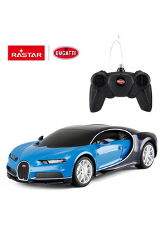 Машина р/у 1:24 Bugatti Chiron Цвет Синий, 76100E