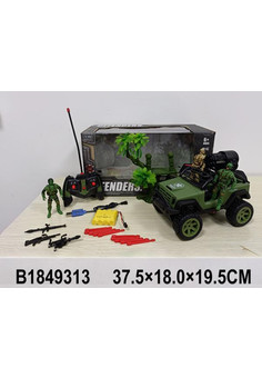 Машина р/у на аккум. с фигурками и аксесс., usb з/у в кор. в кор.2*8шт