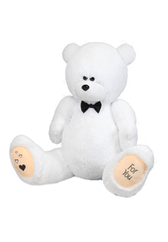 Игрушка набивная, 7-13-2 Мишка Дедди 190 белый, h=190см