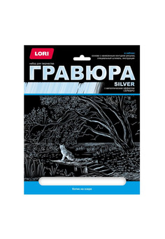Гр-663 Гравюра большая с эффектом серебра 
