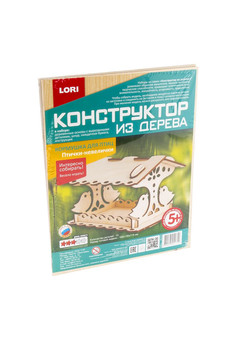 Фн-019 Конструктор из дерева.Кормушка для птиц 