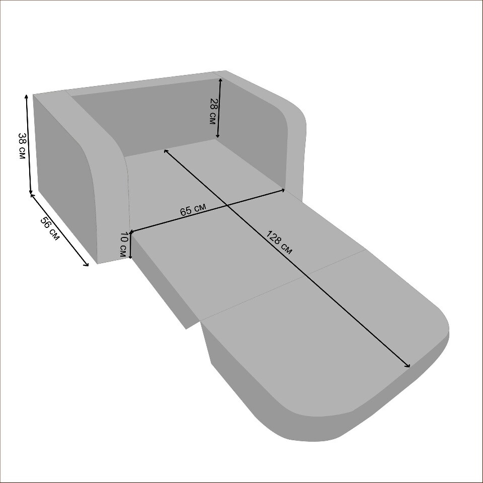 Диван 3 сложения 