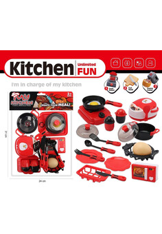 Набор посуды №100-G/пакет/31*24