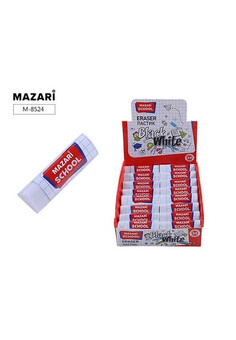 Ластик WHITE, ПВХ, треугольный, размер 50х15 мм, 1 дизайн, картонный дисплей, изображение 1