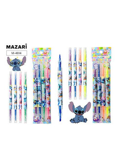 Набор текстовыделителей УШАСТИК, двусторонние, 2 набора цветов в ассортименте, пулевидный / скошенны