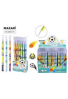 Ручка гелевая со стираемыми чернилами SPORTS, СИНЯЯ, игольчатый пиш. узел 0.38мм, термочувствительны, изображение 1