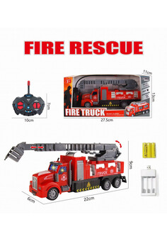 А/м Пожарная №HY175-1 на р/у/свет/коробка/27,5*11*13 (Серия RU № 0293658, № ЕАЭС RU C-CN.АБ38.B.0007