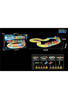 Неоновая гибкая трасса №777-141 +авто/коробка/45,5*6*26 (Серия KG №0169358, № ЕАЭС KG417/055.CN.02.0