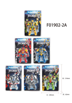 Робот-трансформер №F01902-2A/блистер/24*6*15 (Серия KG №0169358, № ЕАЭС KG417/055.CN.02.01641 от 31.