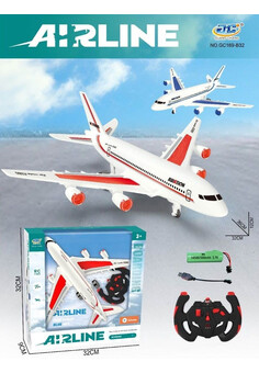 Самолет №GC169-B32 на р/у+ аккум/коробка/32*9*32 (Серия KG №0169358, № ЕАЭС KG417/055.CN.02.01641 от