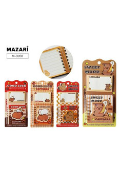 Набор КАПИБАРА, в комплекте: блокнот на спирали 7.7х8 см, линованный внутренний блок (60л., плотност