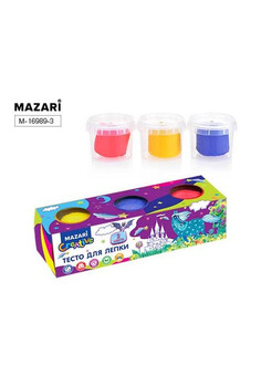 Тесто для лепки 03 цвета, 270 г, картонный пенал, изображение 2