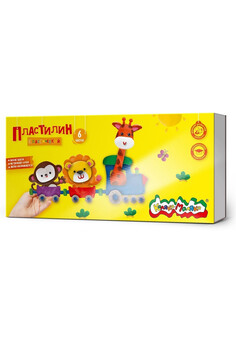 Пластилин Каляка-Маляка 6 цв. 120 г ассорти со стеком